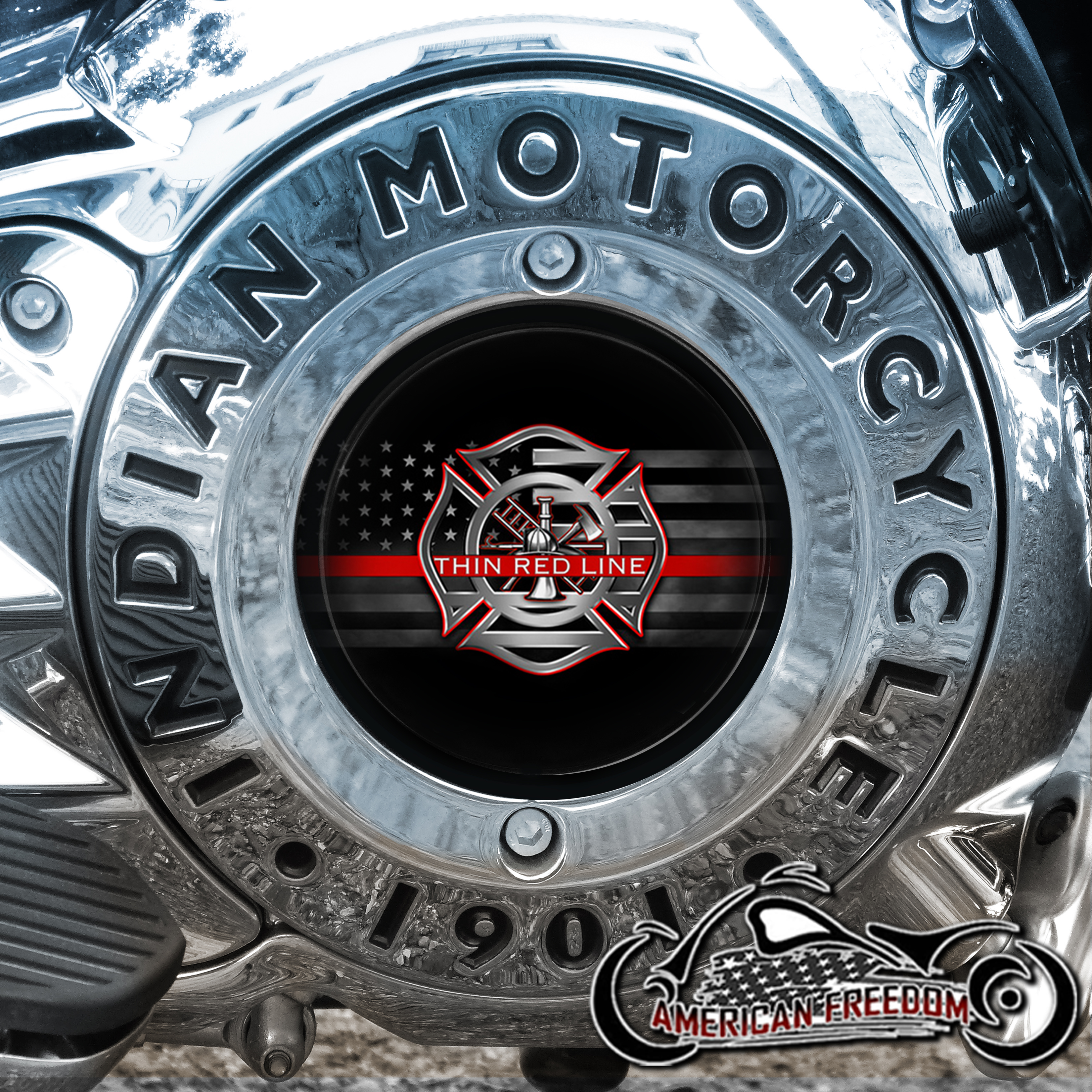 Indian Motorcycles Thunder Stroke Derby Insert - Thin Red Line
